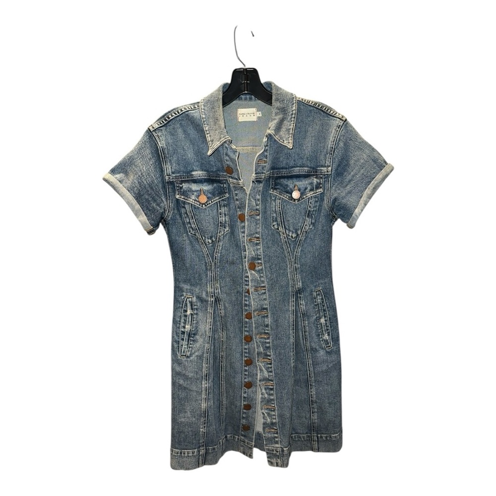 Alice + Olivia Blue Denim Top